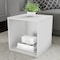 Hastings Home Hastings Home End Table, Stackable Minimalist Modular Cube Accent Table for Home or Office White 523253KBV - alternate 1